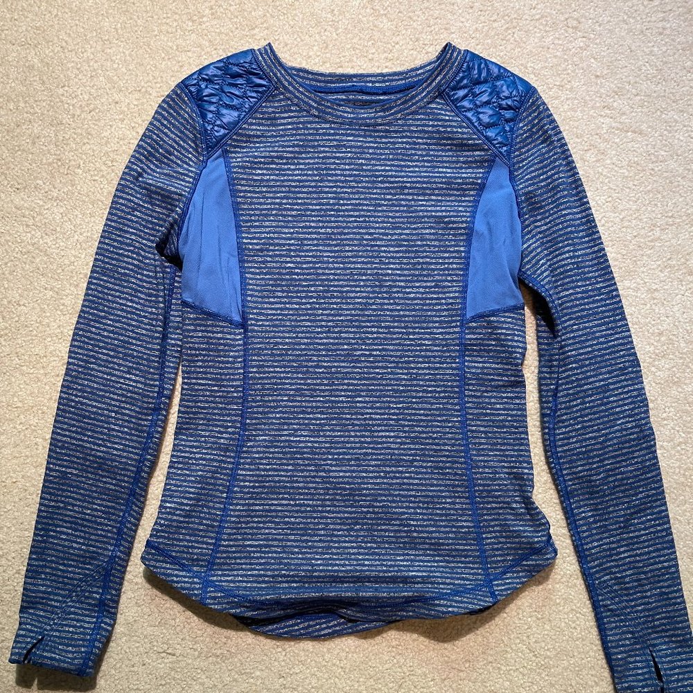 Lululemon Women's Long Sleeve Pullover Small Size Dark Blue